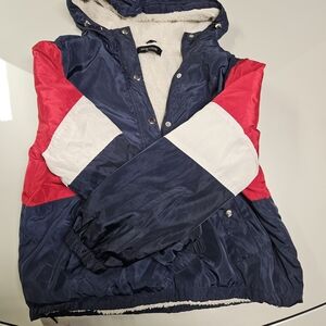 New Look Navy Jacket with Cream Lining